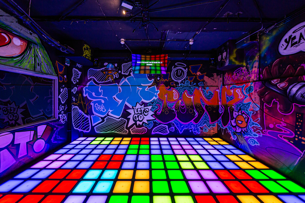 Pixel Floor – interaktiver LED-Spielboden bei All in Echt – Impression 1