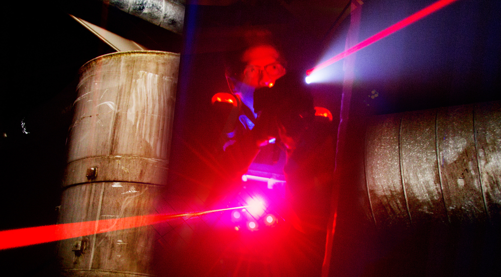 Lasergame in de oude oliefabriek bij All in Echt – sfeerbeeld 2