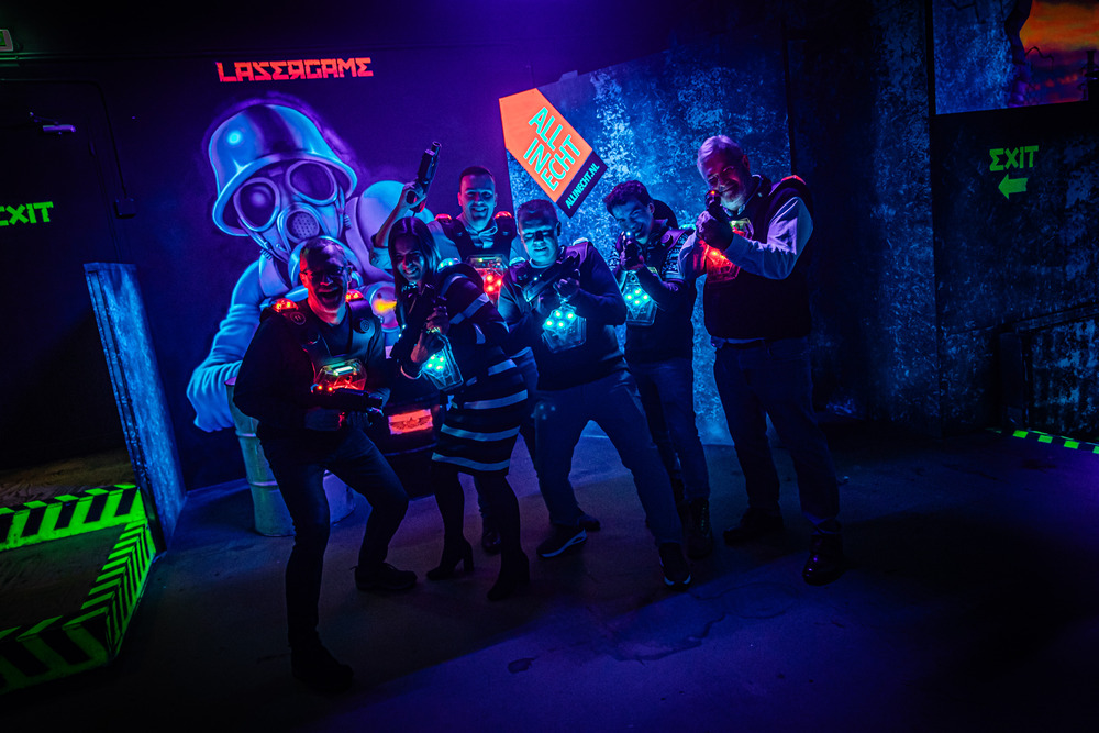 Lasergame in de oude oliefabriek bij All in Echt – sfeerbeeld 3